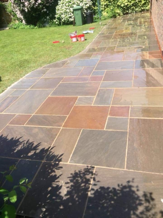 indian stone pathway