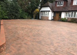 large block paving job hampton Lane Solihull