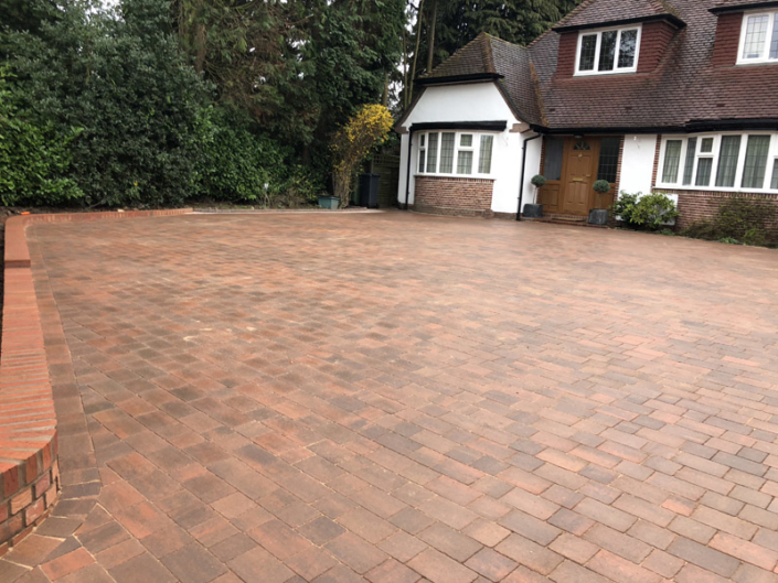large block paving job hampton Lane Solihull