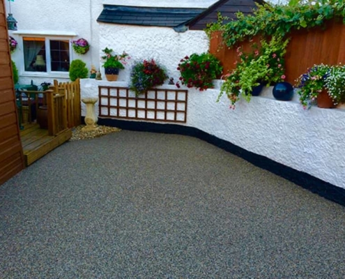 resin-patio resin patio completed in Solihull