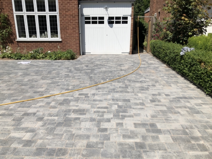 block paving driveway in Warwick