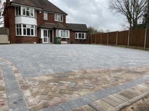 large block paving project in Solihull
